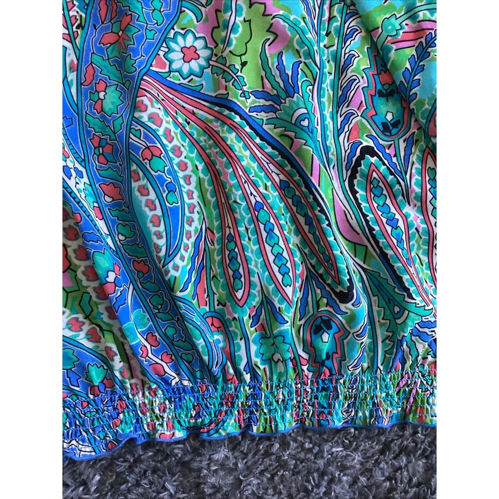 Spense Top Shirt Shear Floral Womans XL Blouse - Picture 7 of 9